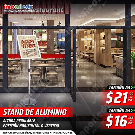 STAND DEALUMINIO