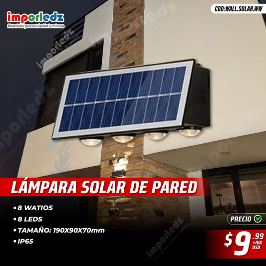 Lámpara solar de pared
