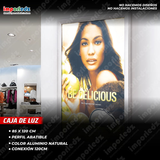 CAJA DE LUZ ABATIBLE 85X120 CM