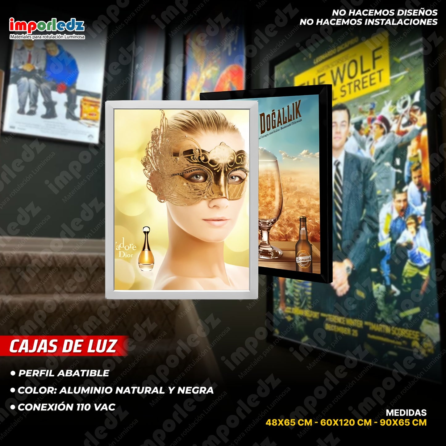 Cajas de luz abatibles