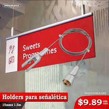 HOLDERS PARA SEÑALÉTICA