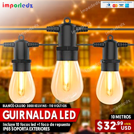 GUIRNALDA LED 10 METROS