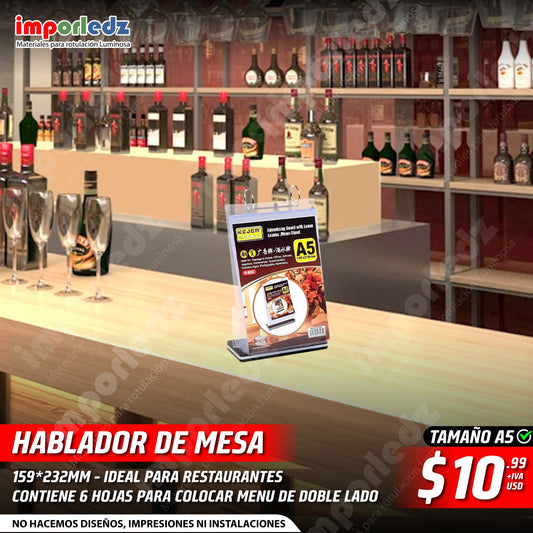 HABLADOR DE MESA A4