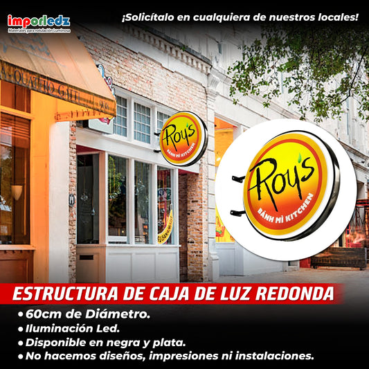 Caja de luz redonda 60CM