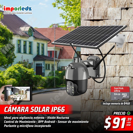 CÁMARA SOLAR EXTERIORES